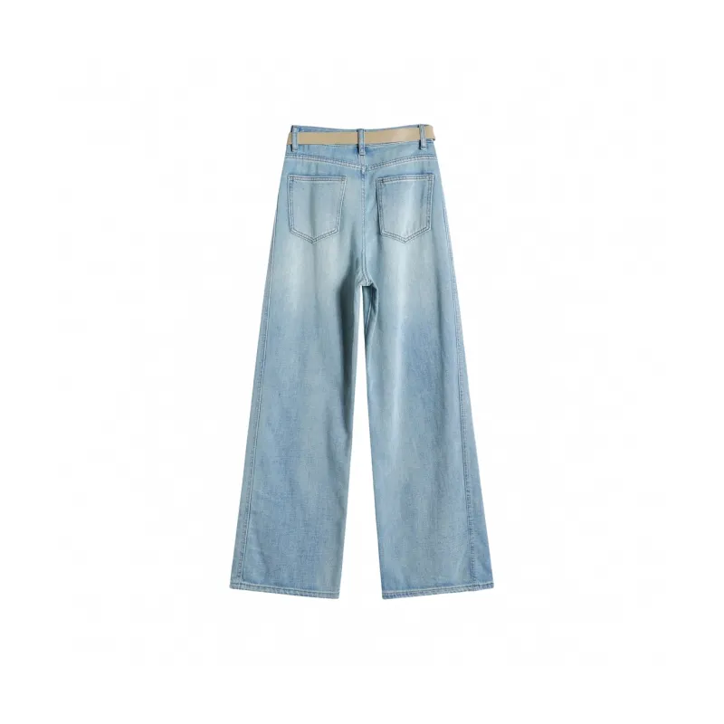 SNOOPY Jeans Women's Light Blue-1