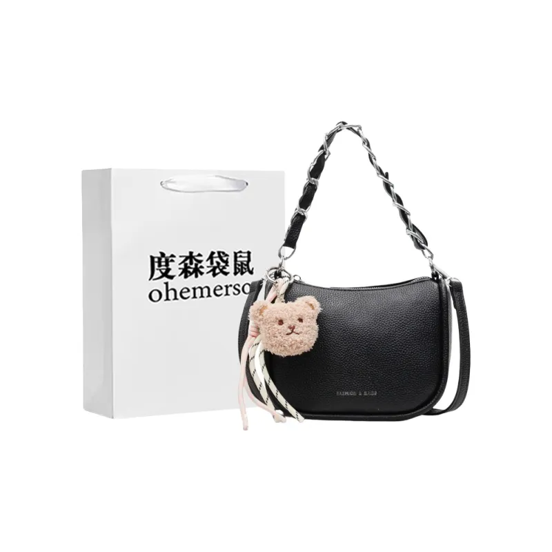 Dusen Kangaroo PU Shoulder Bag Regular Women's Multicolor-5