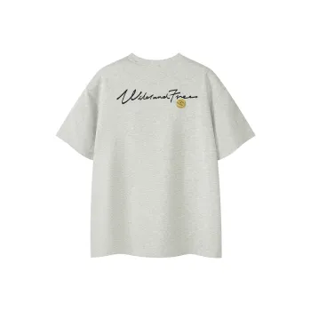 714STREET Heavyweight Casual Skin Friendly Comfortable 100% Cotton Half Sleeve Short Sleeved T Shirts Unisex