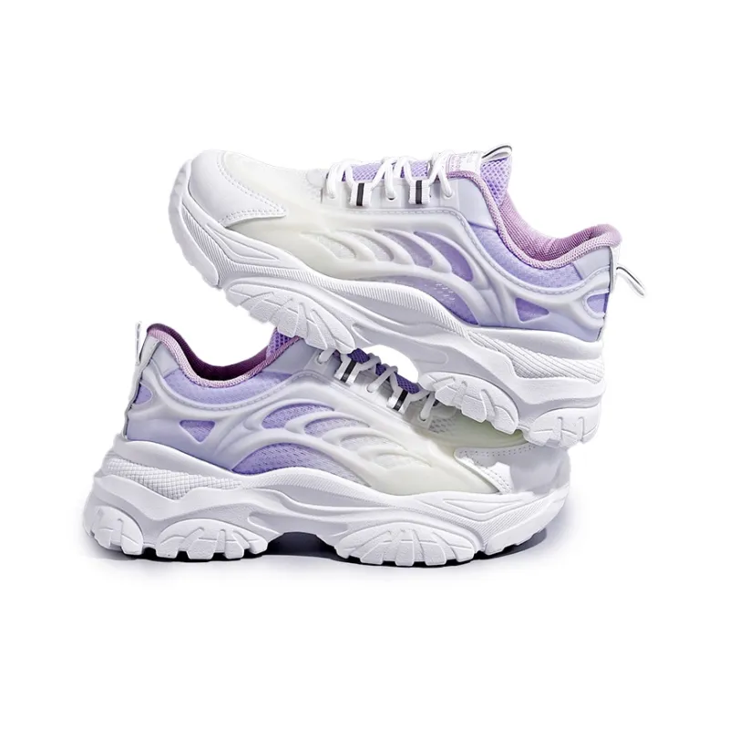 Gai Renpu Slip Resistant, Abrasion Resistant, Breathable Low Top Chunky Sneakers Women's-10