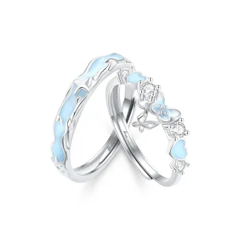 Barbie 925 Sterling Silver Rings Unisex