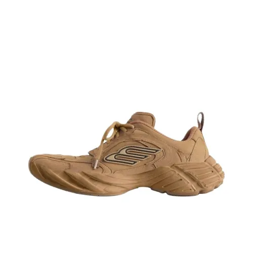 Balenciaga Monday Low Top Chunky Sneakers Men's Brown