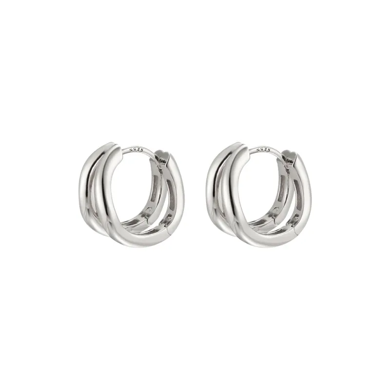 EAR PARTNER 925 Sterling Silver Earrings Women's-4