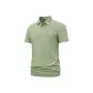 [7A Antibacterial Cooling Sensation]Gray Pea Green (B Dazzling Color Bear Chest Logo)