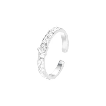 Strange S999 Fine Silver Rings Women's