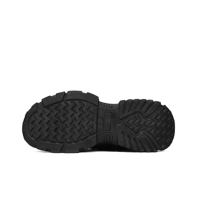 Warrior Breathable Height Increase Low Top Chunky Sneakers Men's-14