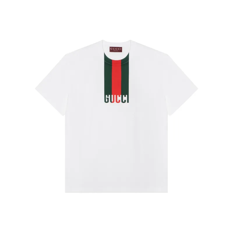 GUCCI Web detail T shirt-0