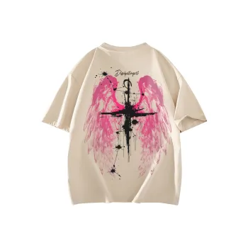 SOIE T Shirts Unisex Light Beige Apricot