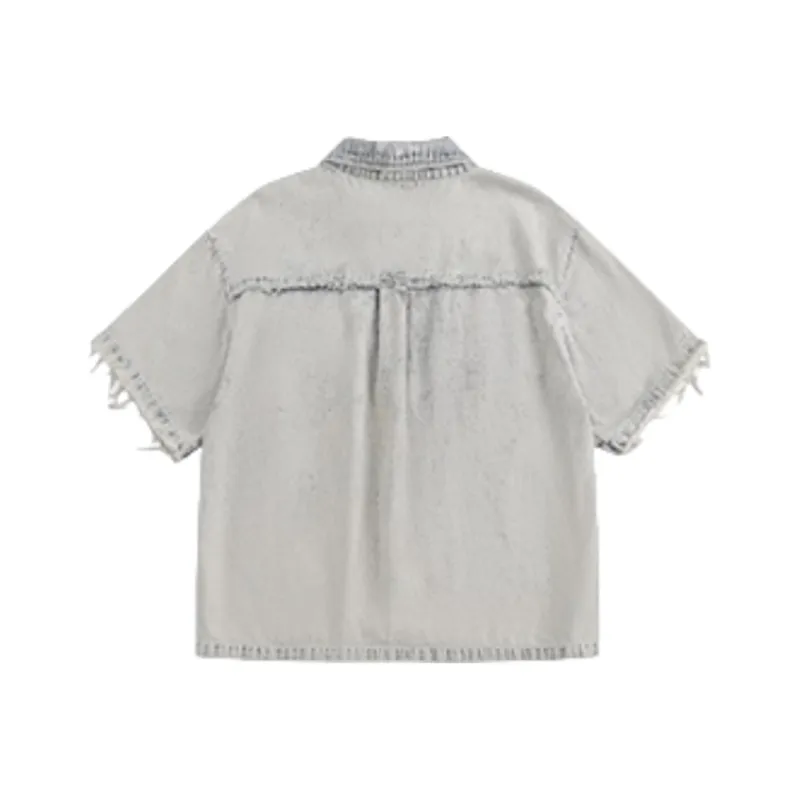 TONYBEAR Shirts Men Light Blue-1