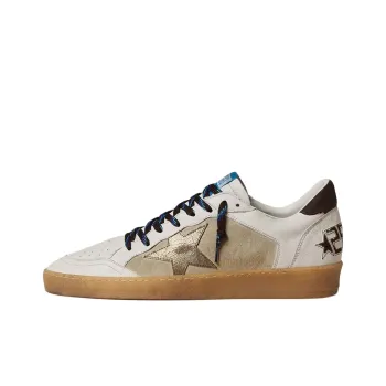 Golden Goose Ball Star Ltd Low Top Skateboard Shoes Men's Gray Brown