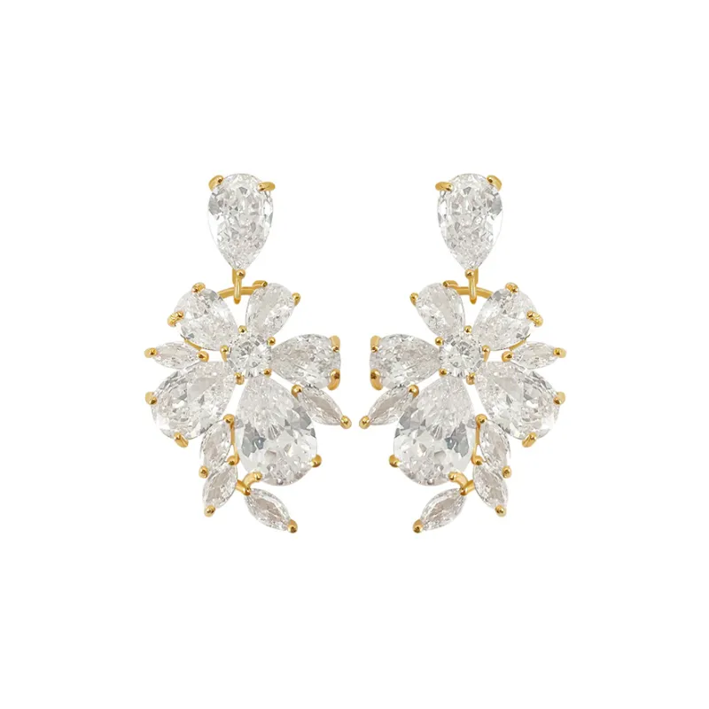 JOLLY SEASONS Copper Stud Earrings Women's-0
