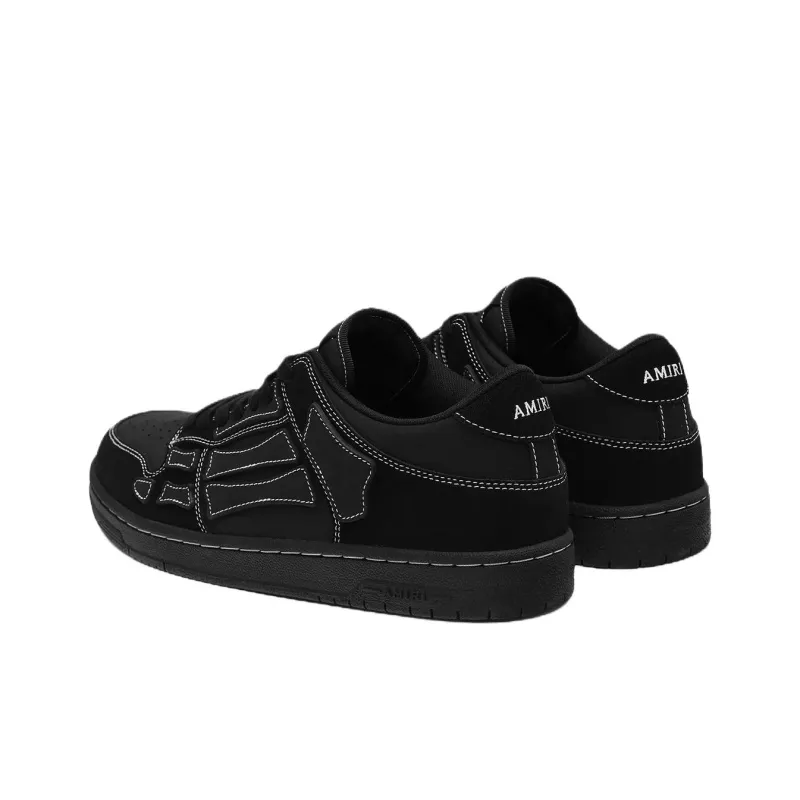 AMIRI Skel Top Low Top Skateboard Shoes Men's Black-3