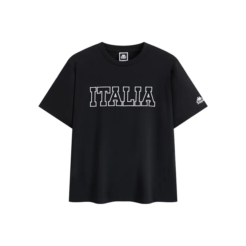 Kappa 1916 Series T Shirt Unisex Black-0