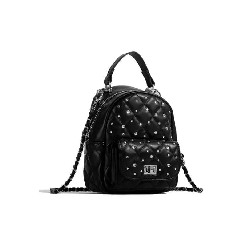 Jade En Plus PU Backpack Regular Women's Soft Pink/Ink Stone Black/Lemon/Milk White-8