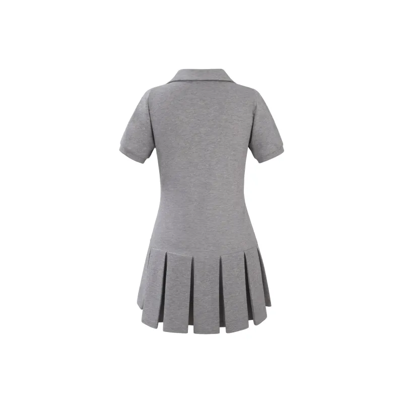UNIFREE Short Sleeved Dress Women's Gray-1