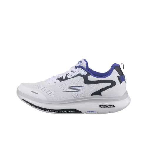 Skechers Go Walk Workout Walker Low Top Casual Shoes Men's White Blue