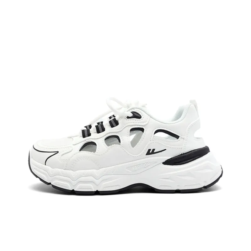 Warrior Slip Resistant Breathable Abrasion Resistant River Trekking Shoes Women's White Black-0