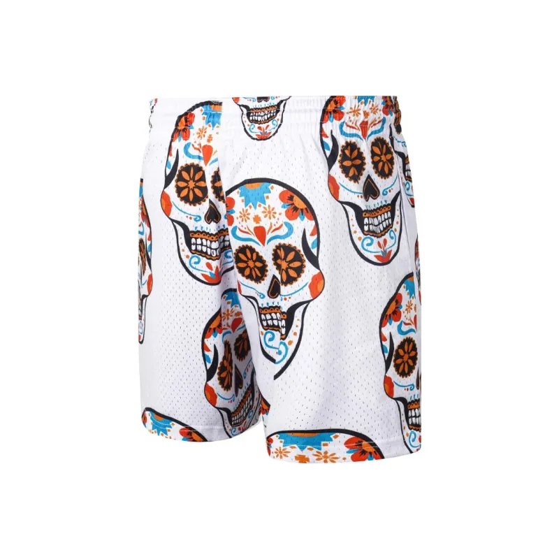 BKCXZICE Basketball Shorts Unisex White-1