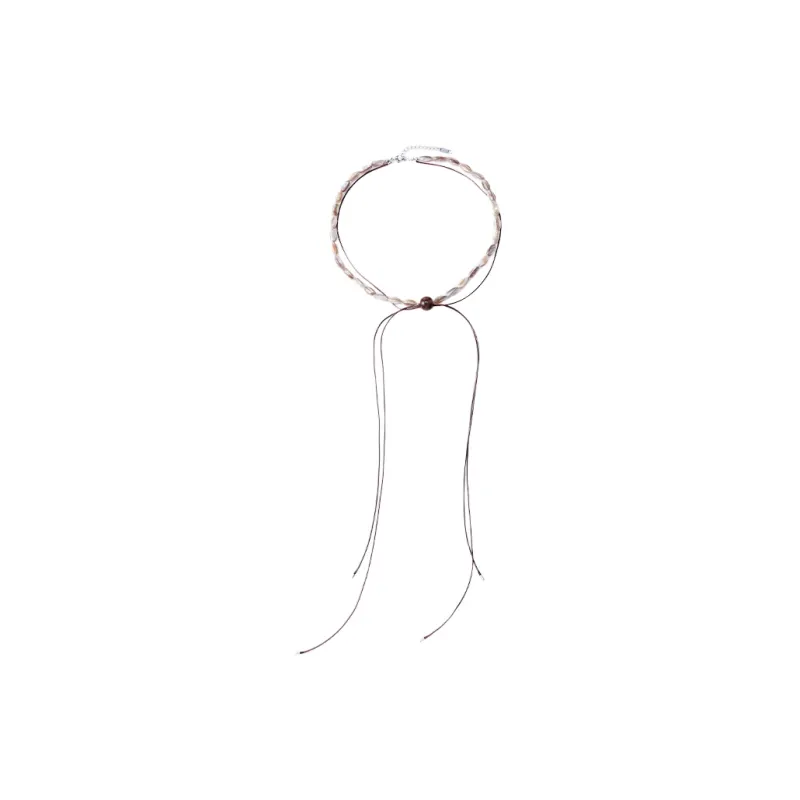 MUYANG Titanium Steel Necklaces Women's-0