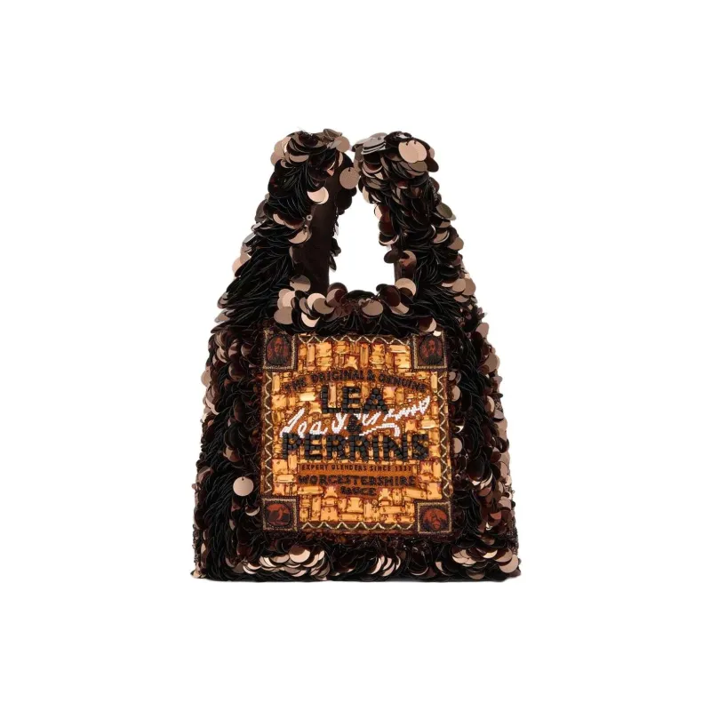 Anya Hindmarch Recycled Satin Tote Bag, Shopping Bag, Handbag Mini Women's Hazelnut-0