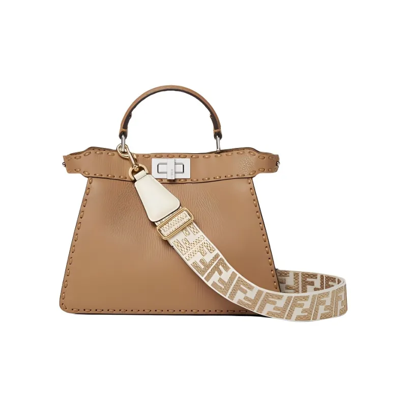 FENDI Polyamide Bag Strap Unisex White-2