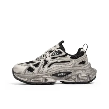 JANECO Slip Resistant, Abrasion Resistant, Breathable Low Top Chunky Sneakers Men's