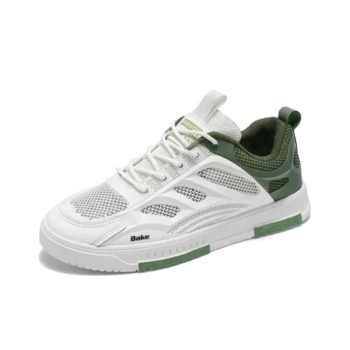 BAKE Anti Slip Wear Resistant Low Top Skateboard Shoes Men's