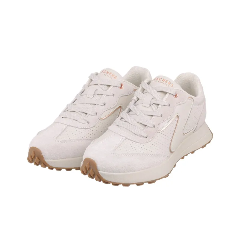 Skechers GUSTO Low Top Casual Shoes Women's White-3