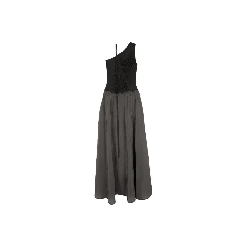 PAZZO Sleeveless Dresses Women's Black Gray Color-0