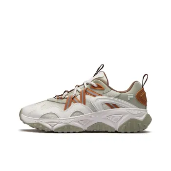 FILA FUSION FREEROAM Hiking Shoes Low Top Casual Shoes Men's Antique White Clover Green