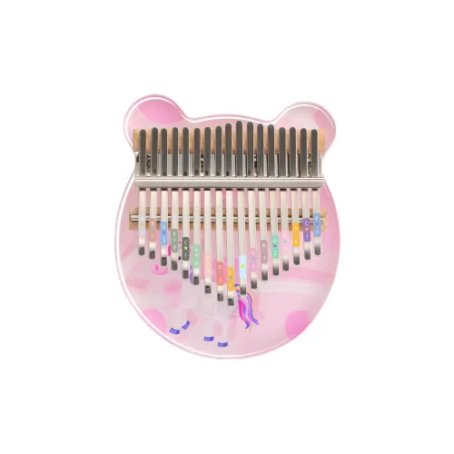 Hluru Huashu. Unicorn Kalimba 17 Tone/21 Tone, Acrylic Material, Panel Style Thumb Piano