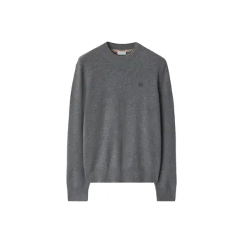 Burberry Cashmere Sweater Men's Gray
