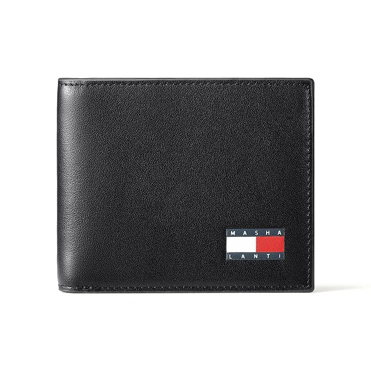 MashaLanti Cow Leather Wallet Men's Black-0