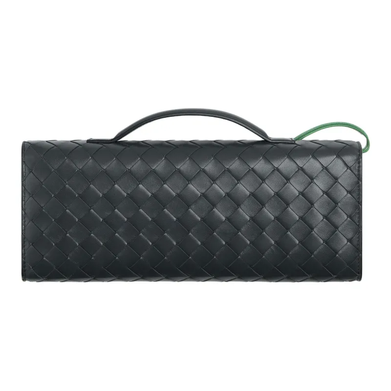 Bottega Veneta Andiamo Series Sheepskin Handbag Women's Slate Gray-1