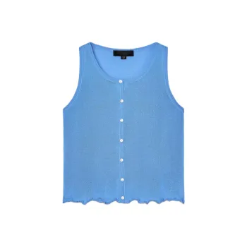 ZARA Tank Tops Women's Blue