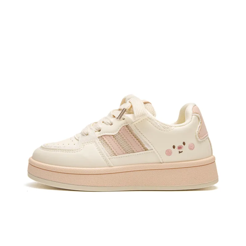 Far Waves Anti Slip Wear Resistant Low Top Skateboard Shoes Women's-0