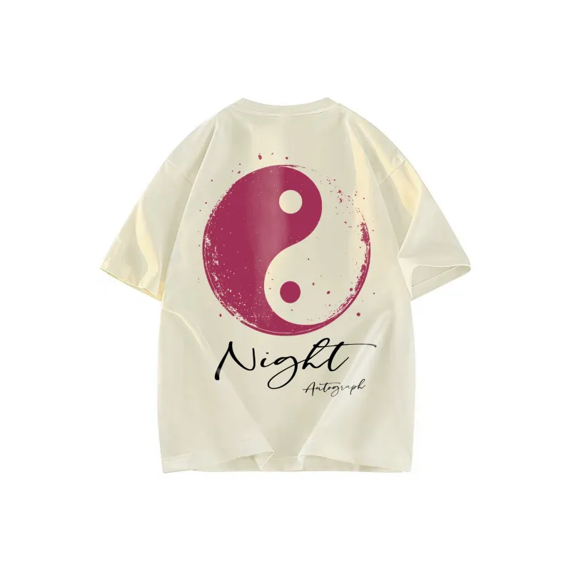 A02 T-Shirts Unisex Light Beige Apricot-0