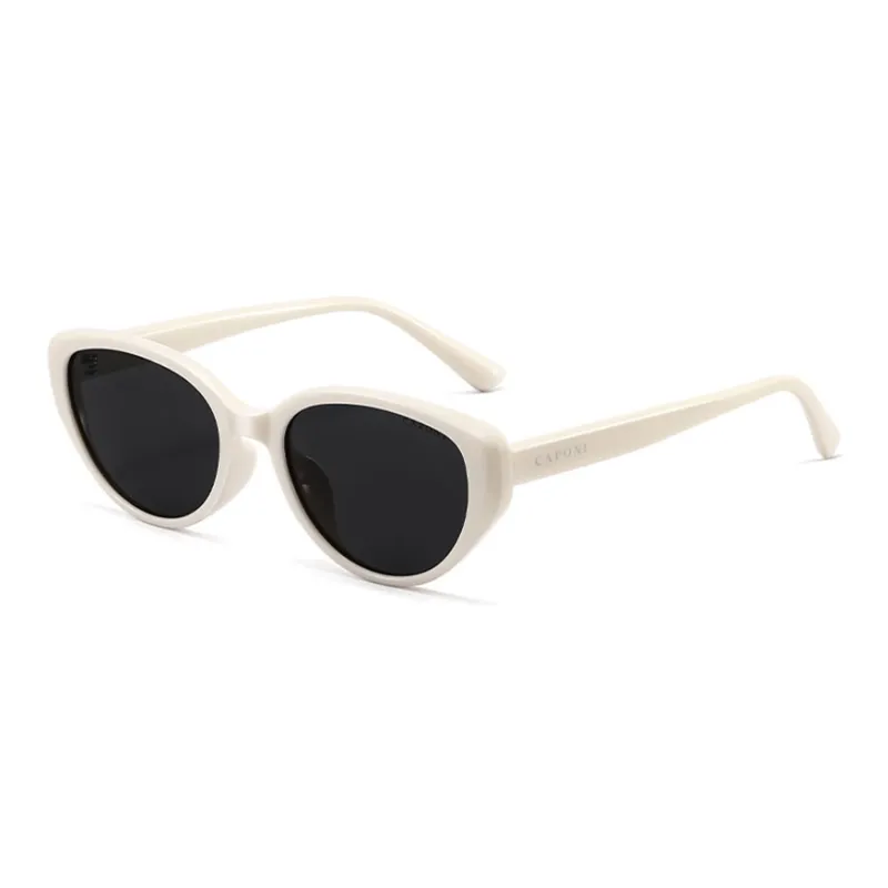 CAPONI TR/Memory Plastic Square Sunglasses Unisex Tea Brown-4