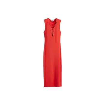 H&M Sleeveless Dresses Women's Red