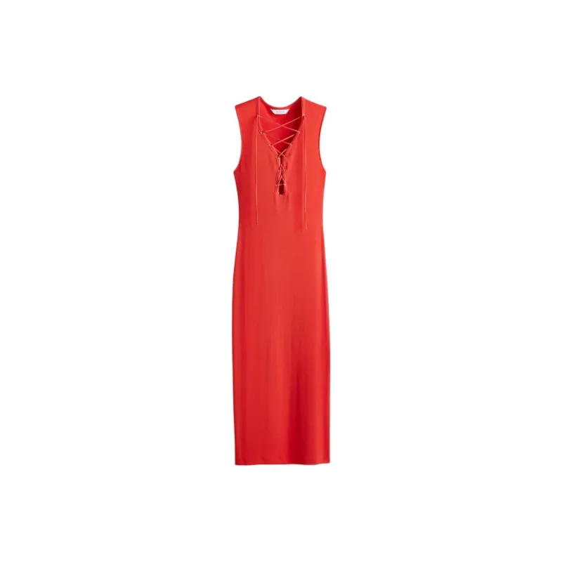H&M Sleeveless Dresses Women's Red-0