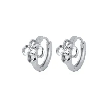 PHOENIXSILY 999 Fine Silver Stud Earrings Women's