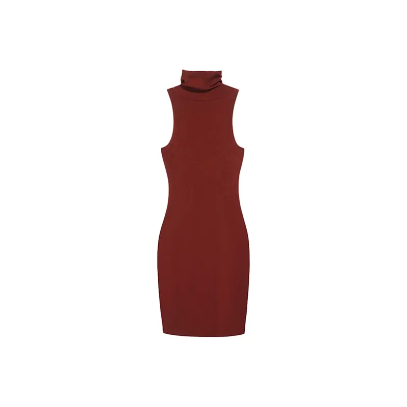 ERIRI Sleeveless Dresses Women's Burgundy-1