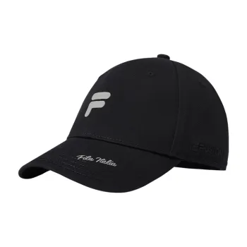 FILA FUSION Cotton Baseball Caps Unisex Pitch Black