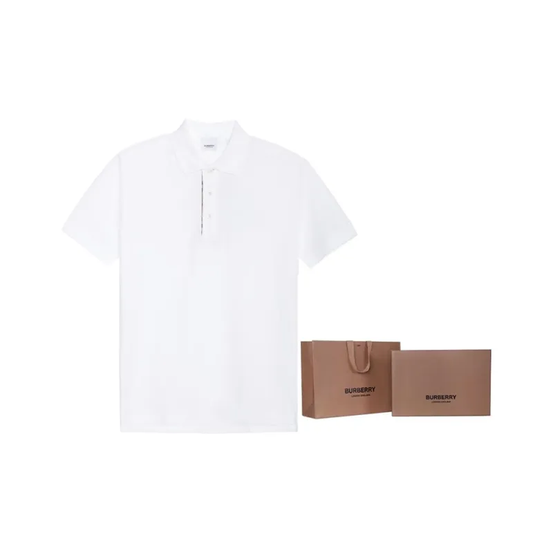 Burberry Monogram Motif Cotton Pique Polo-7