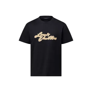 LOUIS VUITTON Embroidered Signature T Shirt
