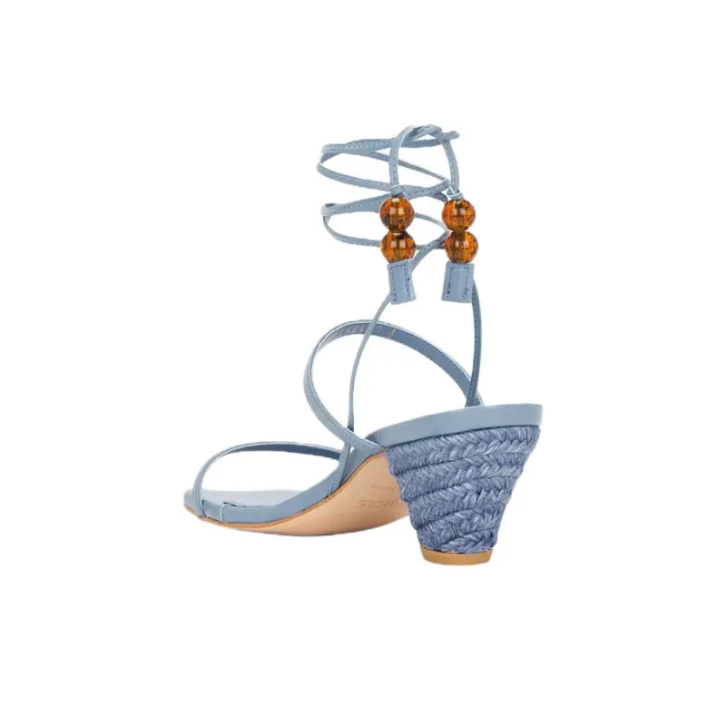 ALOHAS IMANI One Strap Sandals 6.5cm Women's Blue-3