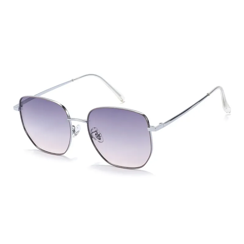 JEKA Metal Square Sunglasses Women's-5