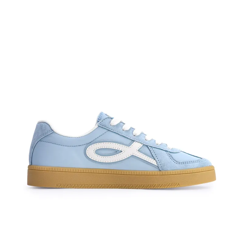 GLO BULL Slip Resistant, Lightweight, And Breathable Low Top Skateboard Shoes Unisex Aqua-1