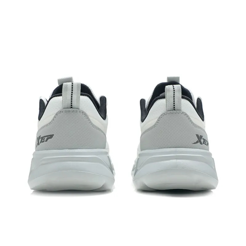 XTEP Cushioning, Breathable, Slip Resistant Low Top Outdoor Shoes Men's Sail White Tru Gray-4
