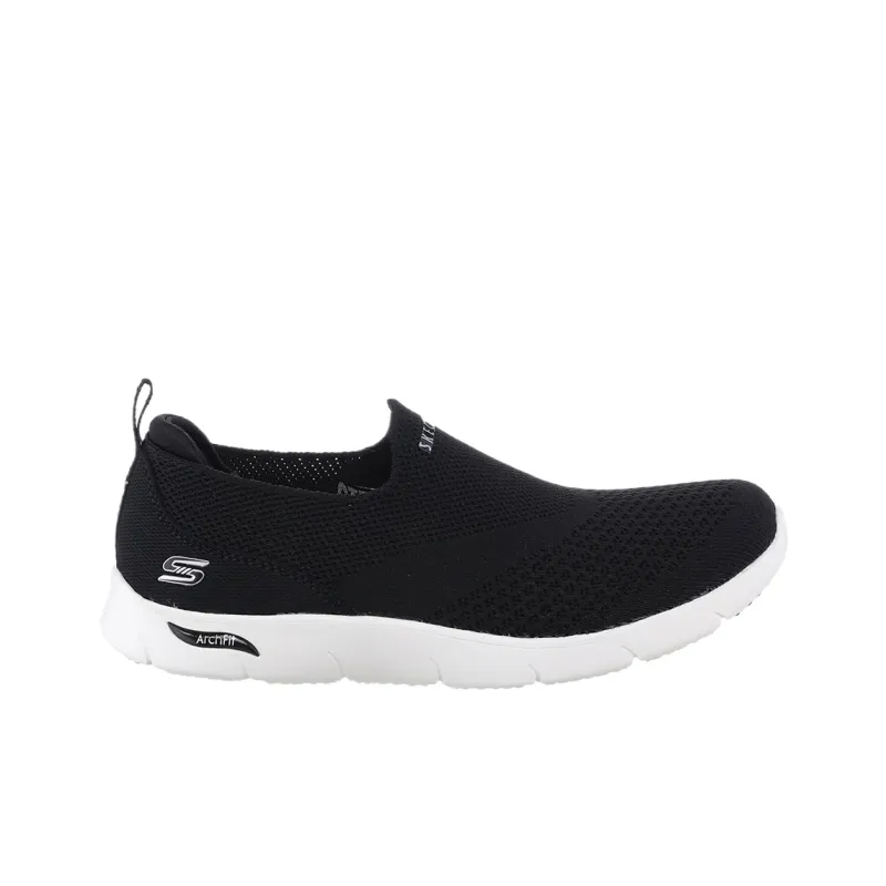 Skechers ARCH FIT REFINE Low Top Casual Shoes Women's Black-1